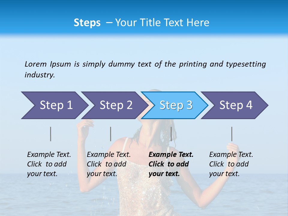 Travel Summer Ocean PowerPoint Template