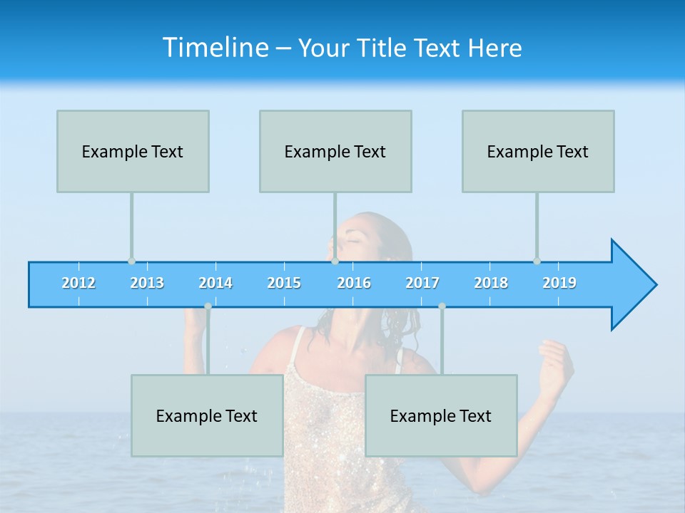 Travel Summer Ocean PowerPoint Template