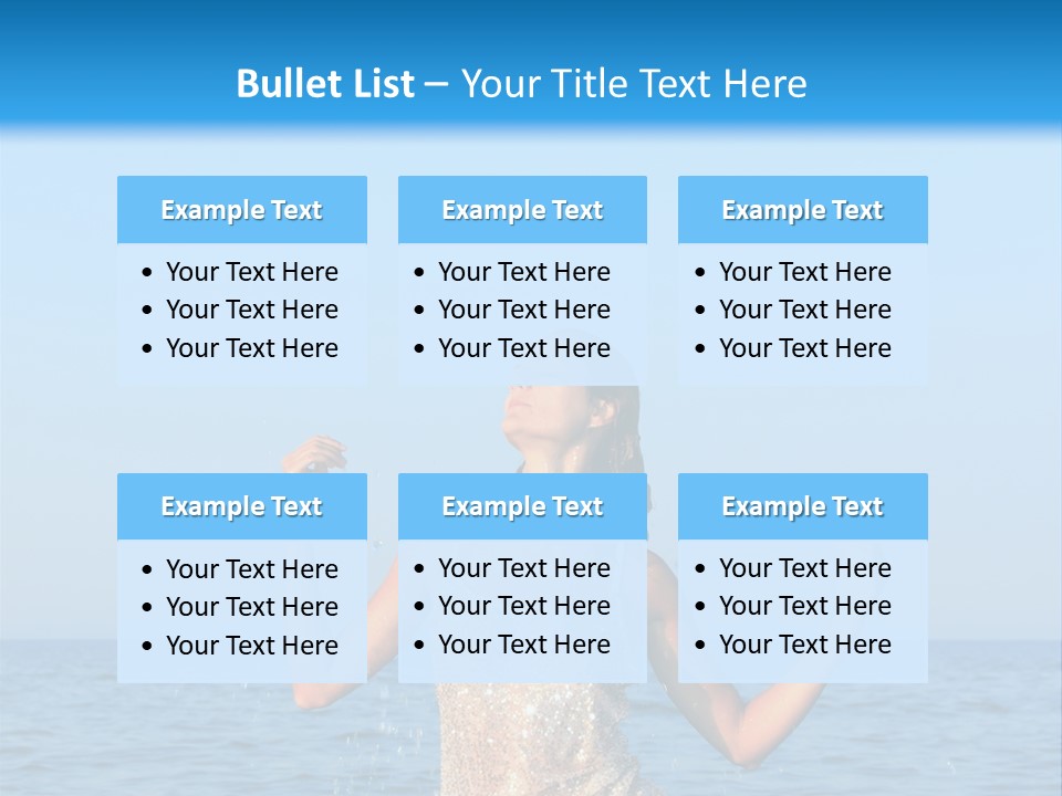 Travel Summer Ocean PowerPoint Template