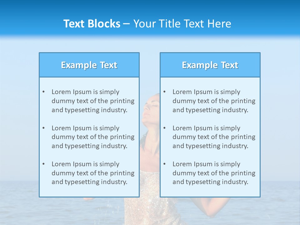 Travel Summer Ocean PowerPoint Template
