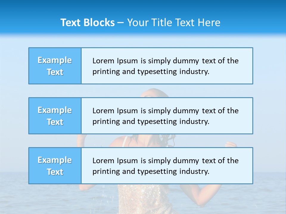 Travel Summer Ocean PowerPoint Template