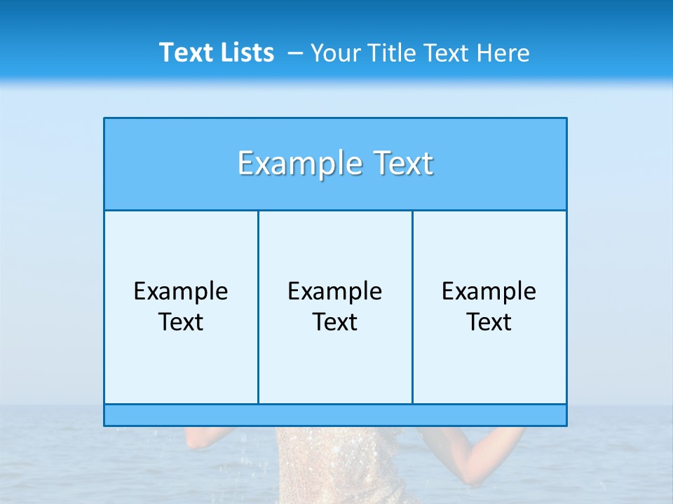 Travel Summer Ocean PowerPoint Template