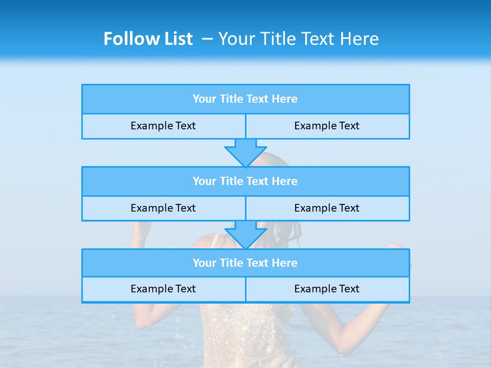 Travel Summer Ocean PowerPoint Template