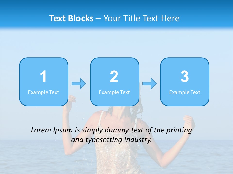 Travel Summer Ocean PowerPoint Template