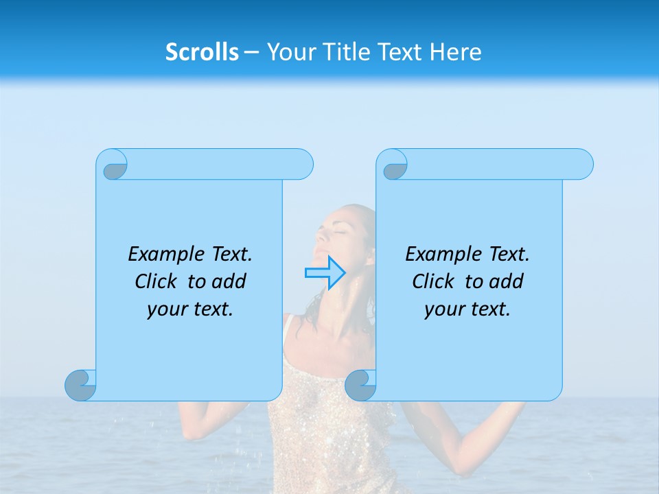 Travel Summer Ocean PowerPoint Template