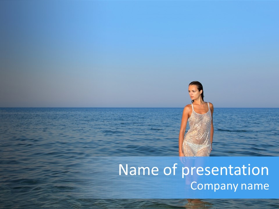 Ocean Water Happy PowerPoint Template