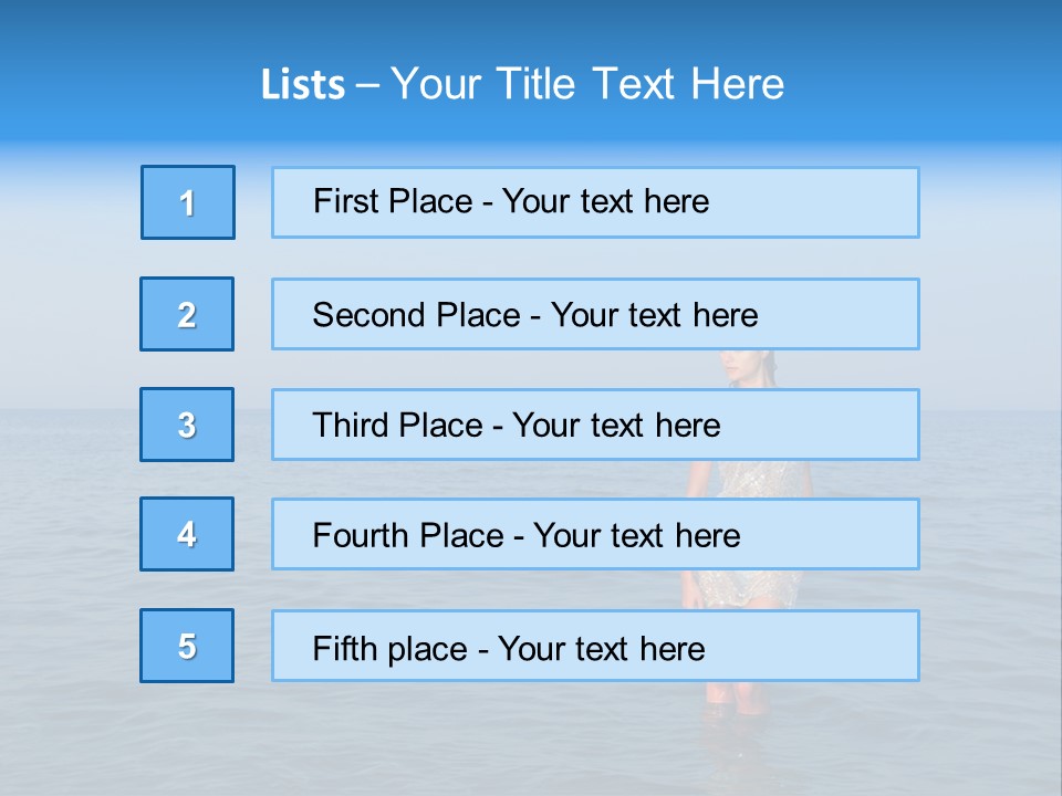 Ocean Water Happy PowerPoint Template