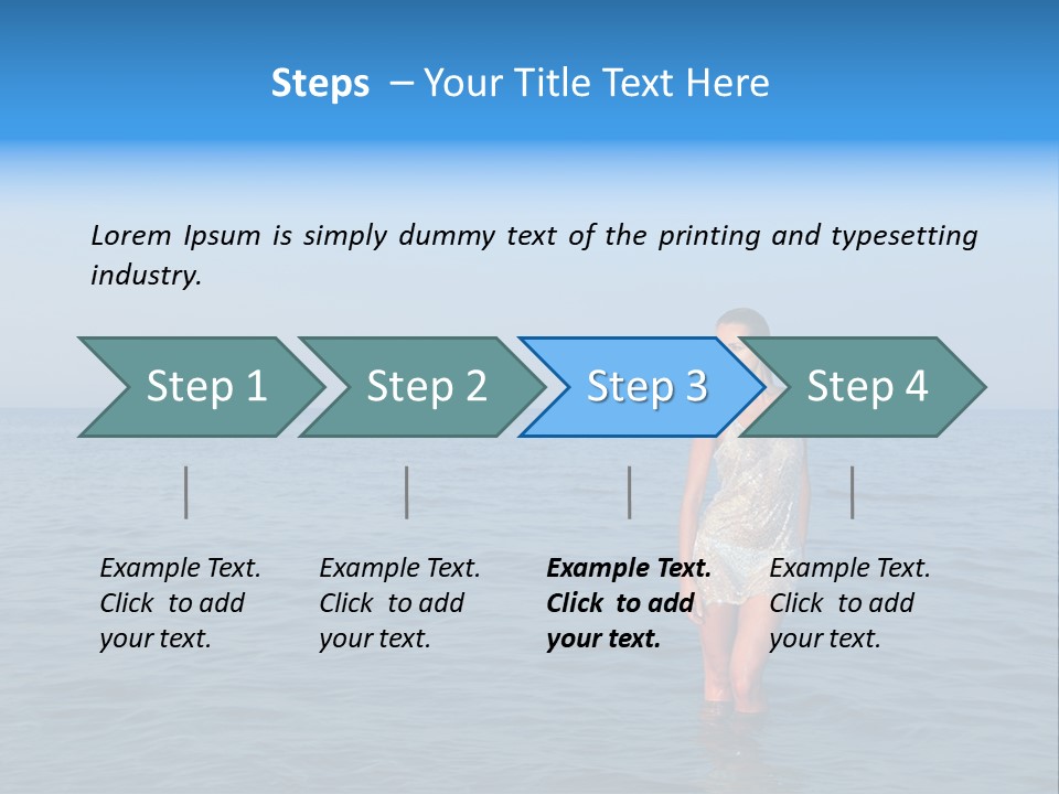 Ocean Water Happy PowerPoint Template