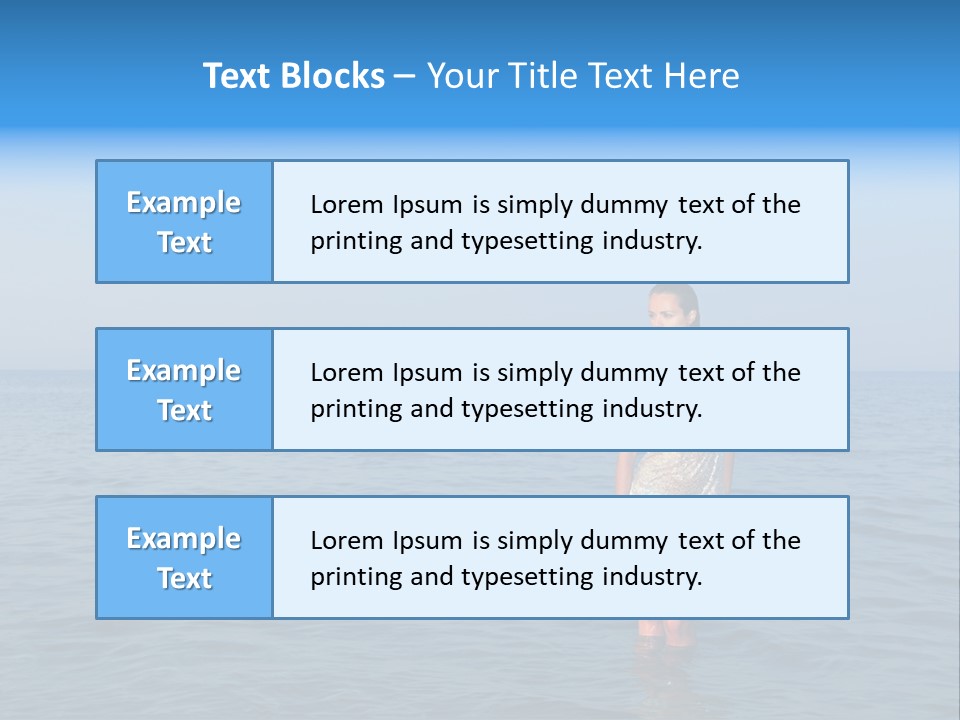 Ocean Water Happy PowerPoint Template