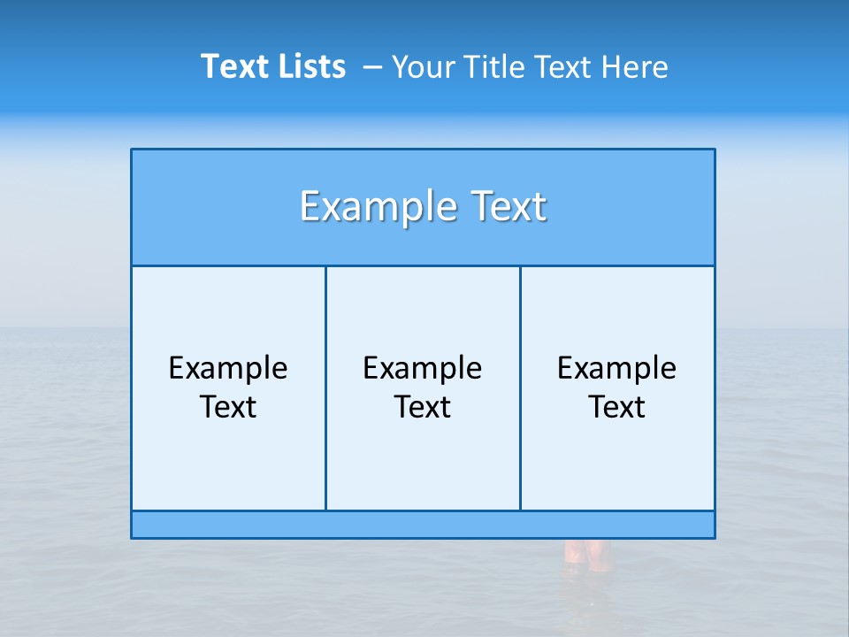 Ocean Water Happy PowerPoint Template