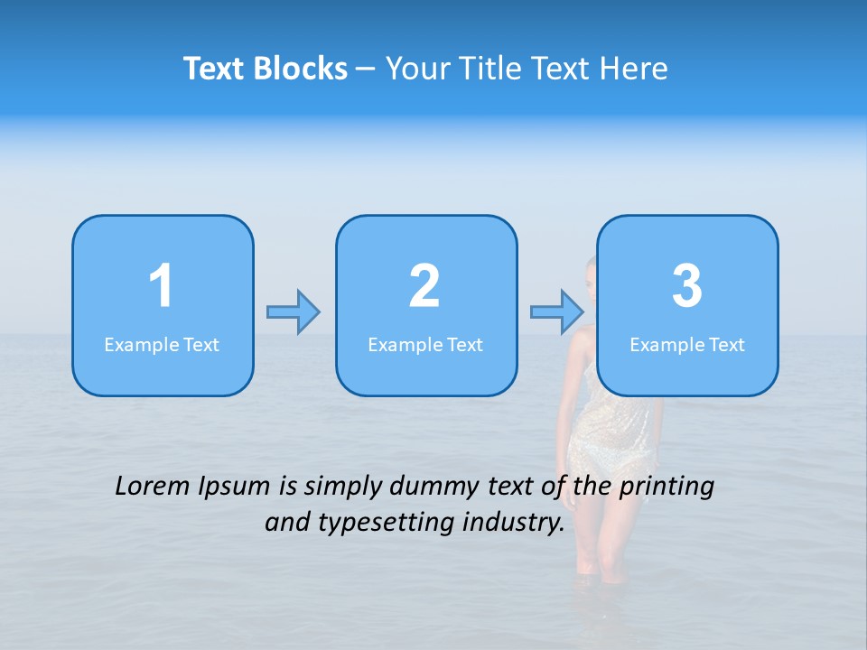 Ocean Water Happy PowerPoint Template