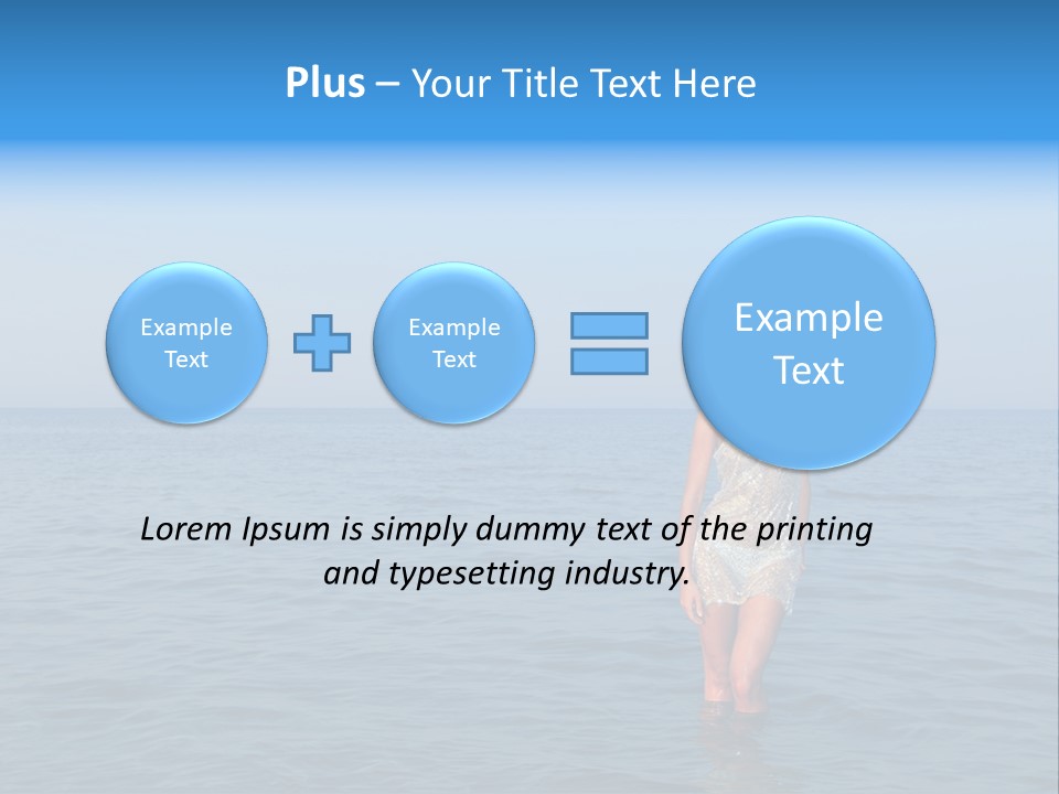 Ocean Water Happy PowerPoint Template