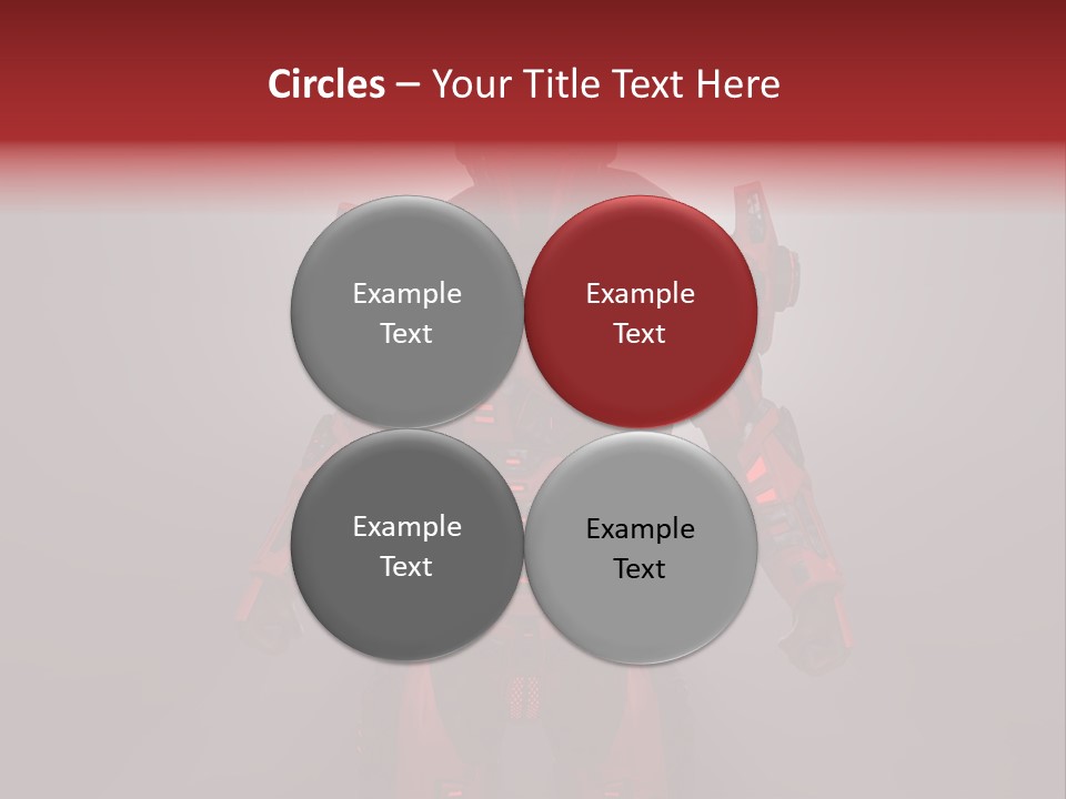 Scifi Digital Warrior PowerPoint Template