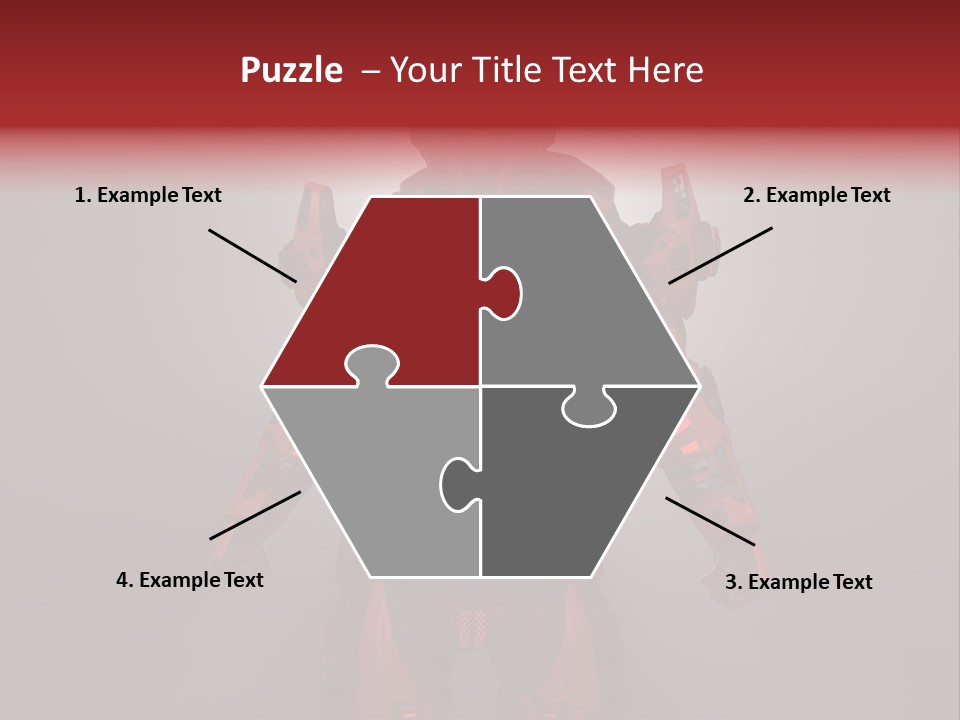 Scifi Digital Warrior PowerPoint Template