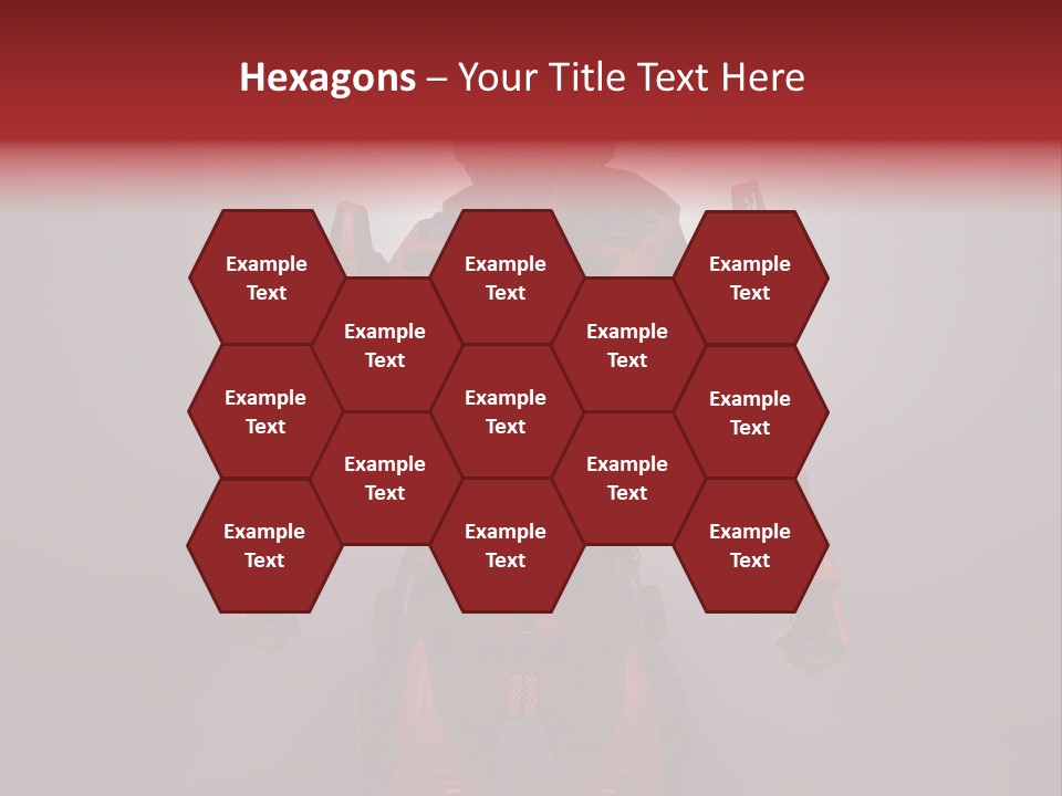 Scifi Digital Warrior PowerPoint Template