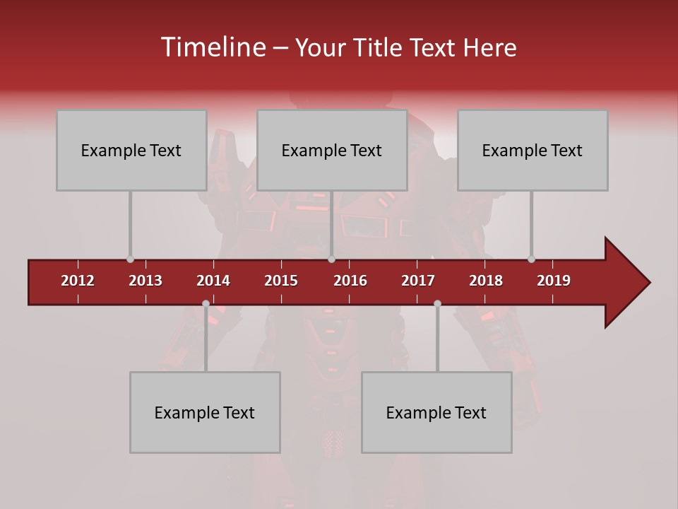 Scifi Digital Warrior PowerPoint Template