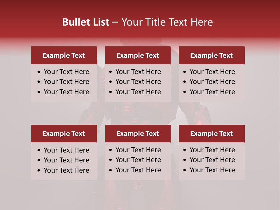 Scifi Digital Warrior PowerPoint Template