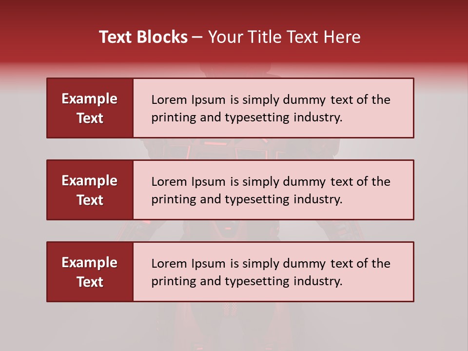 Scifi Digital Warrior PowerPoint Template
