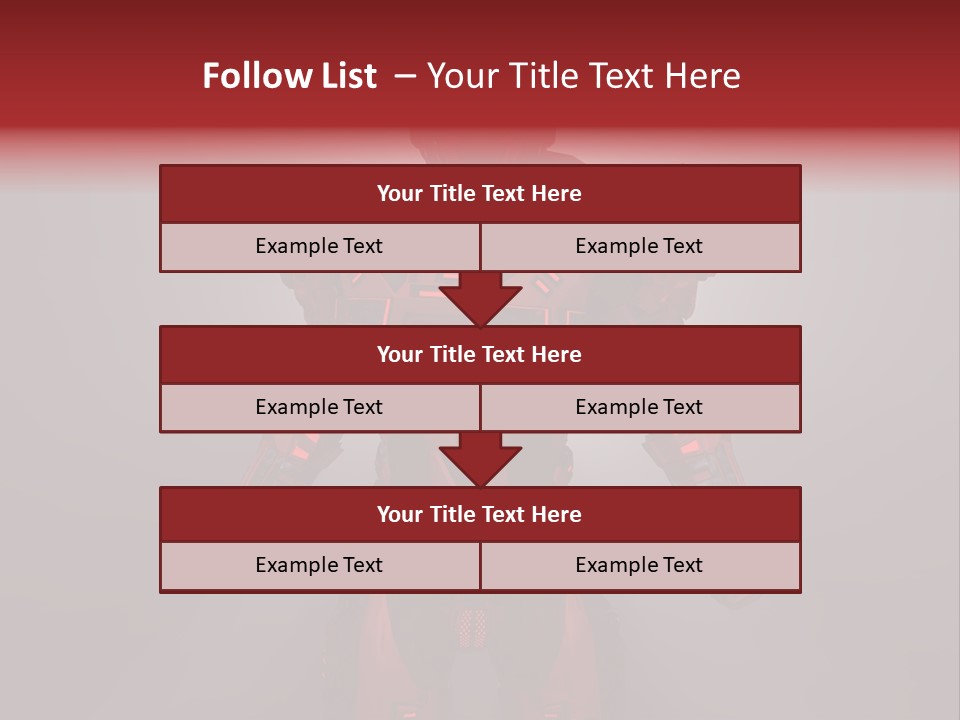 Scifi Digital Warrior PowerPoint Template