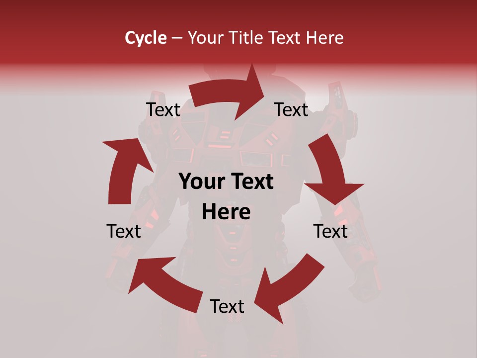 Scifi Digital Warrior PowerPoint Template