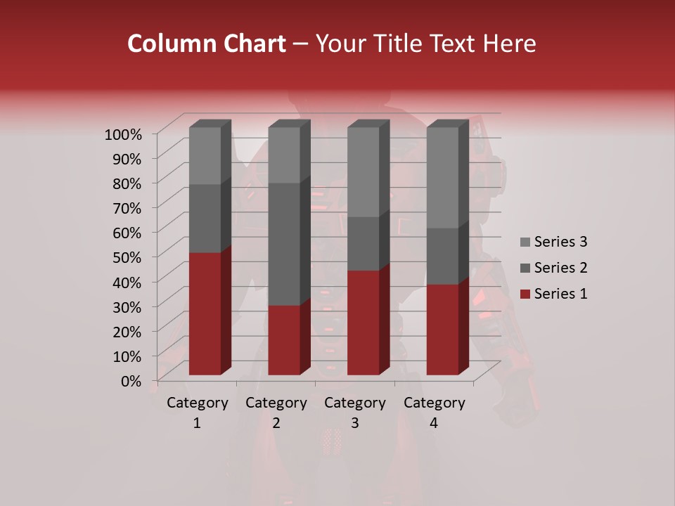 Scifi Digital Warrior PowerPoint Template