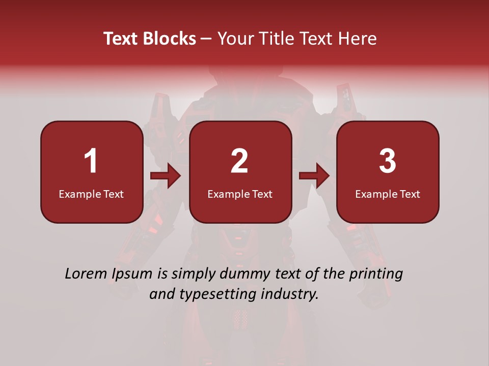 Scifi Digital Warrior PowerPoint Template