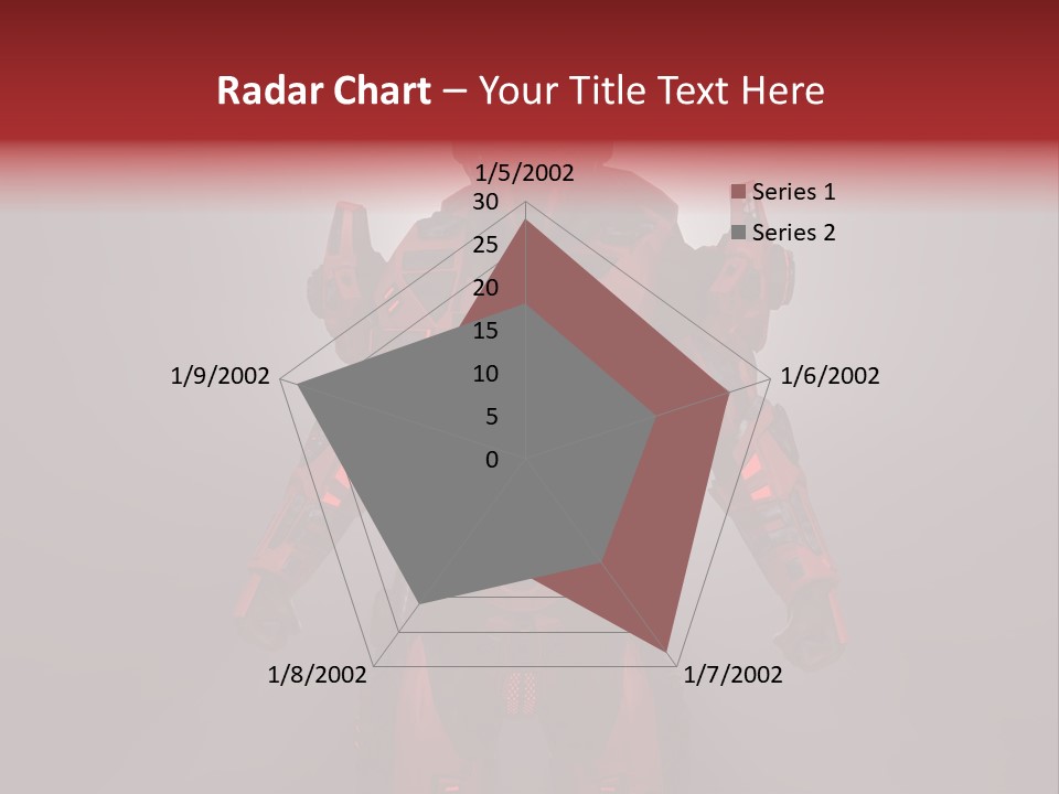 Scifi Digital Warrior PowerPoint Template