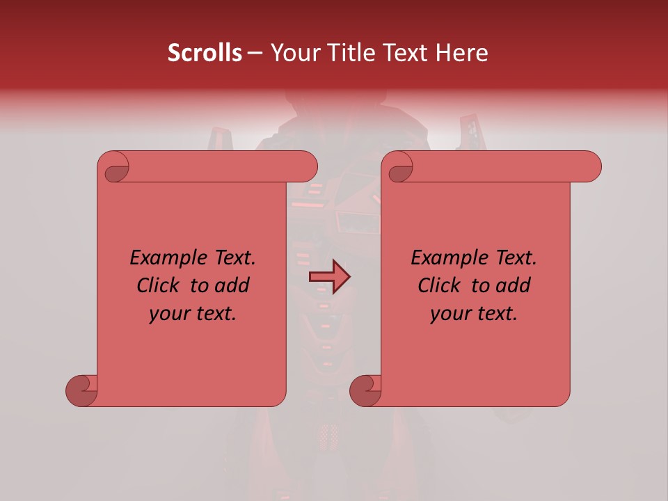 Scifi Digital Warrior PowerPoint Template