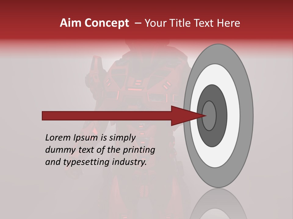 Scifi Digital Warrior PowerPoint Template