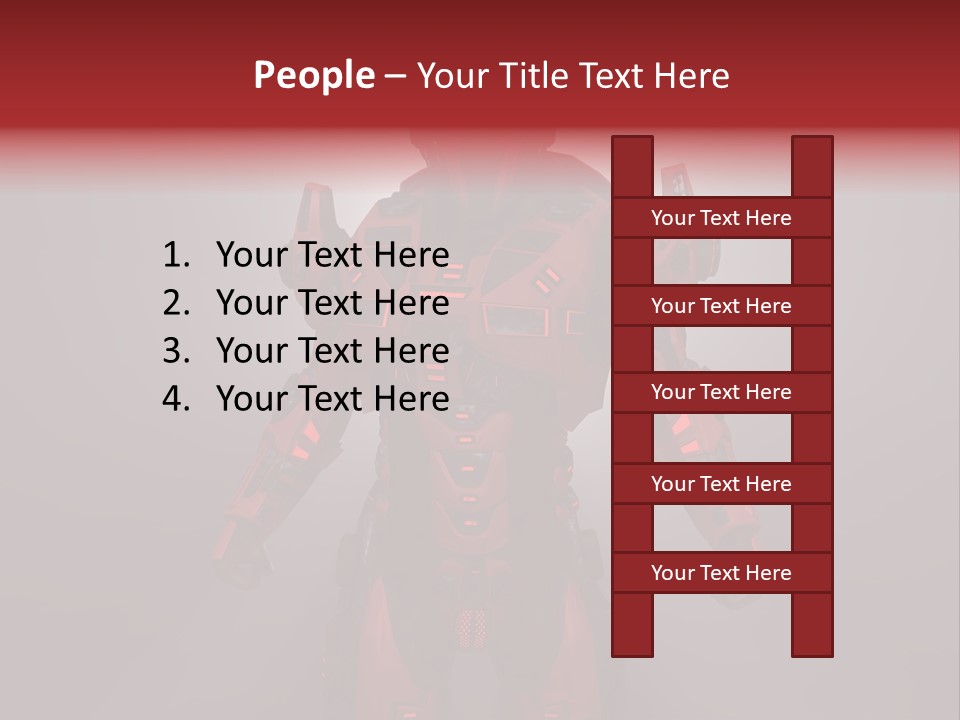 Scifi Digital Warrior PowerPoint Template