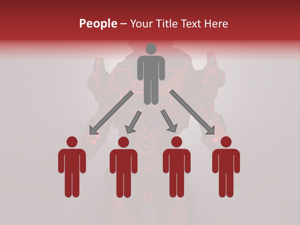 Scifi Digital Warrior PowerPoint Template