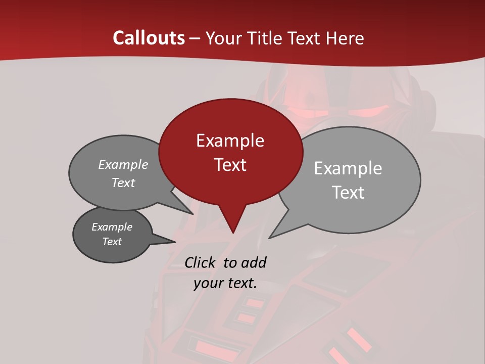 Rendering Head Weapon PowerPoint Template