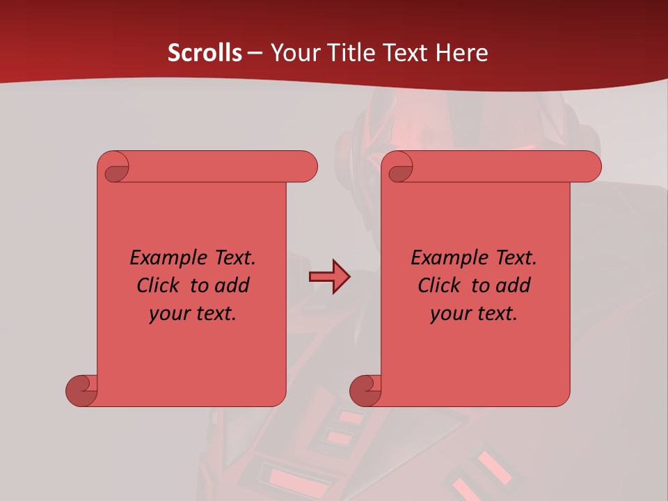 Rendering Head Weapon PowerPoint Template