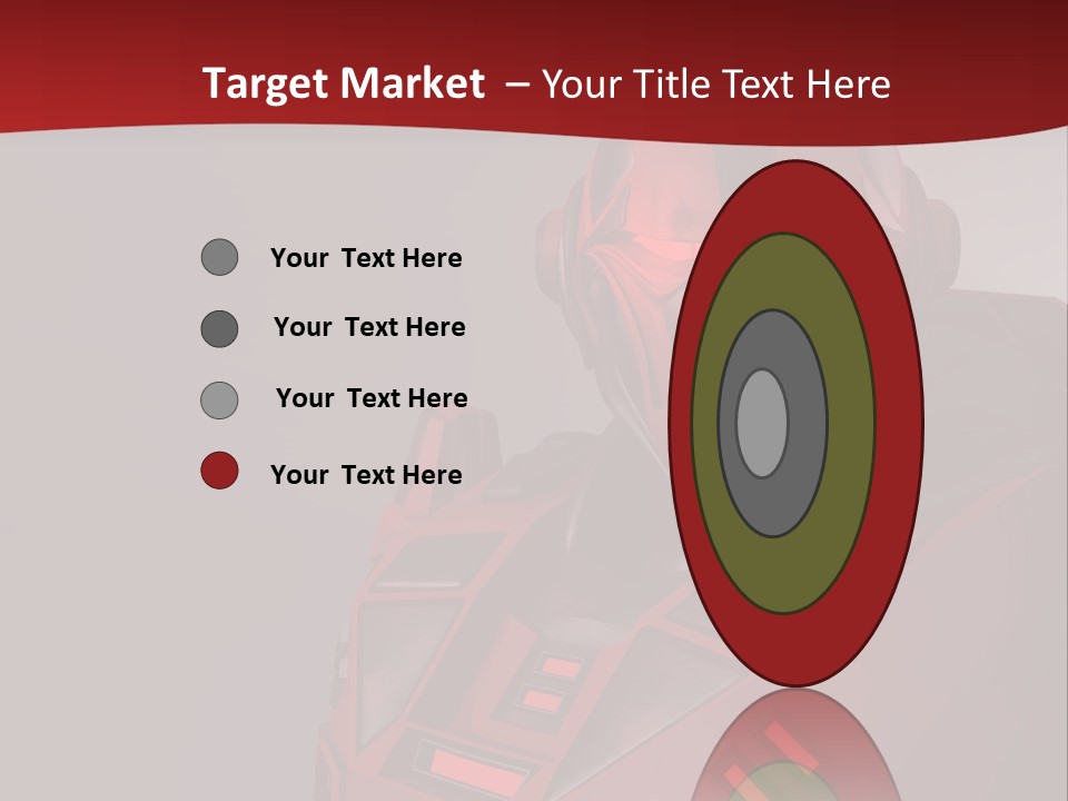 Rendering Head Weapon PowerPoint Template