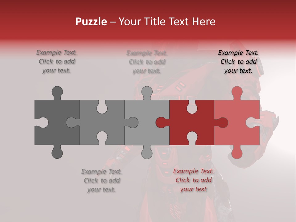 Artificial Steel Soldier PowerPoint Template