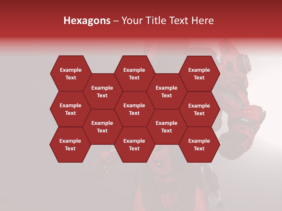 Artificial Steel Soldier PowerPoint Template