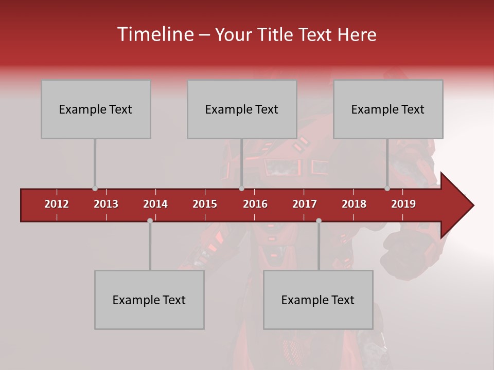 Artificial Steel Soldier PowerPoint Template