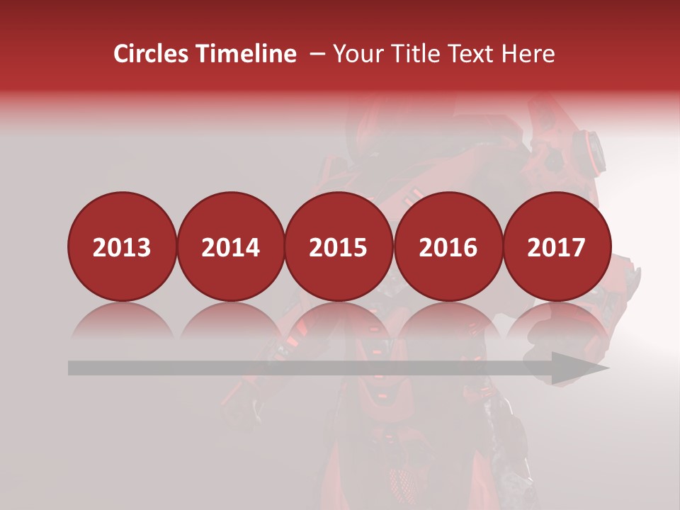 Artificial Steel Soldier PowerPoint Template