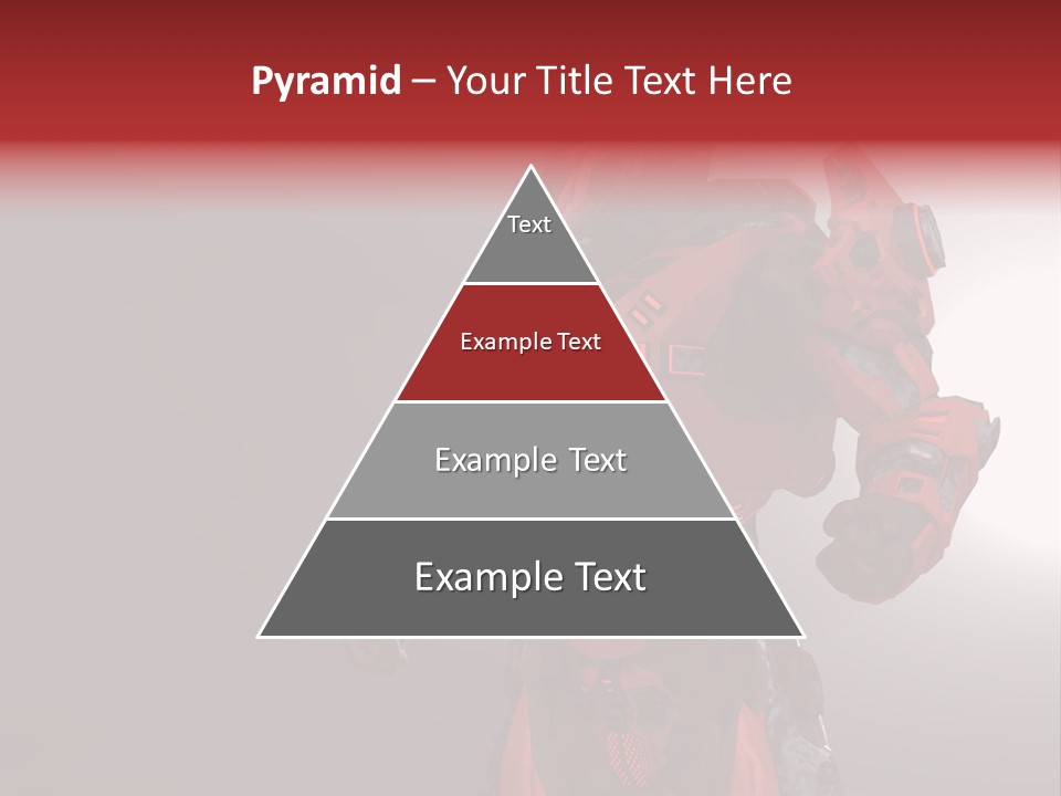 Artificial Steel Soldier PowerPoint Template