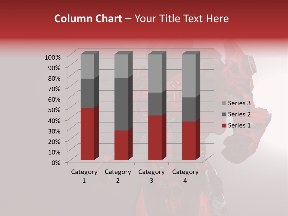 Artificial Steel Soldier PowerPoint Template