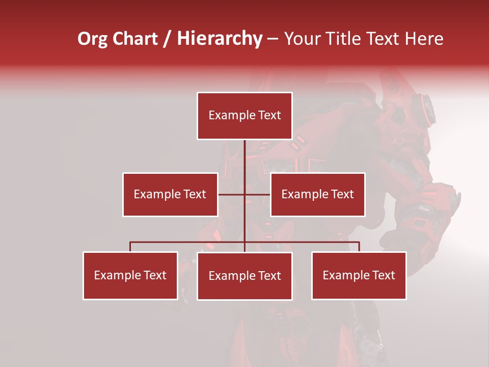Artificial Steel Soldier PowerPoint Template