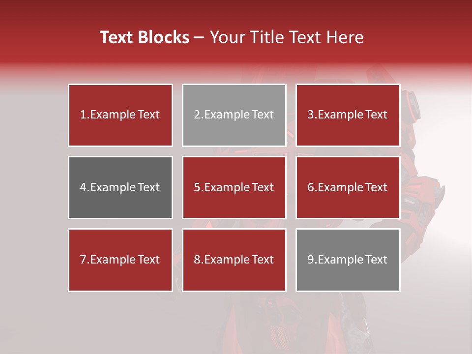 Artificial Steel Soldier PowerPoint Template