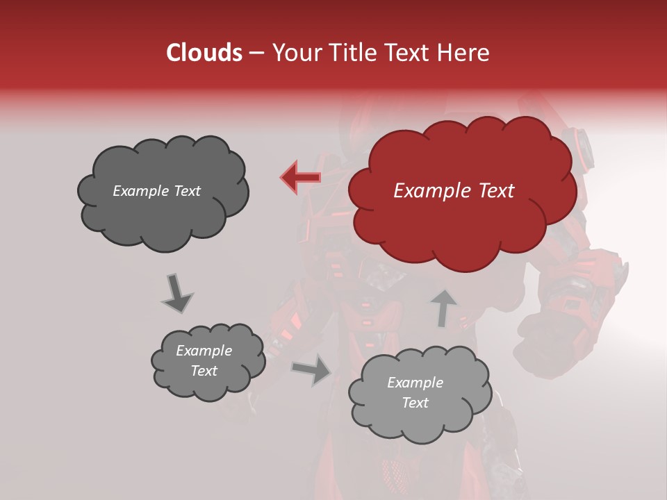 Artificial Steel Soldier PowerPoint Template