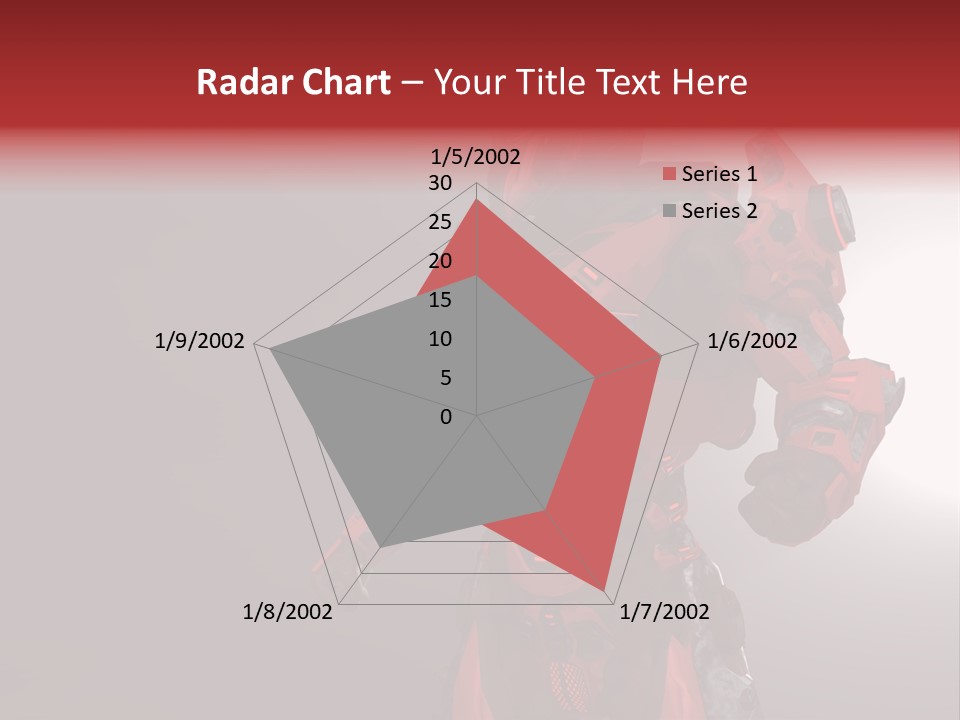 Artificial Steel Soldier PowerPoint Template