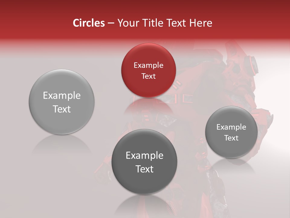 Artificial Steel Soldier PowerPoint Template