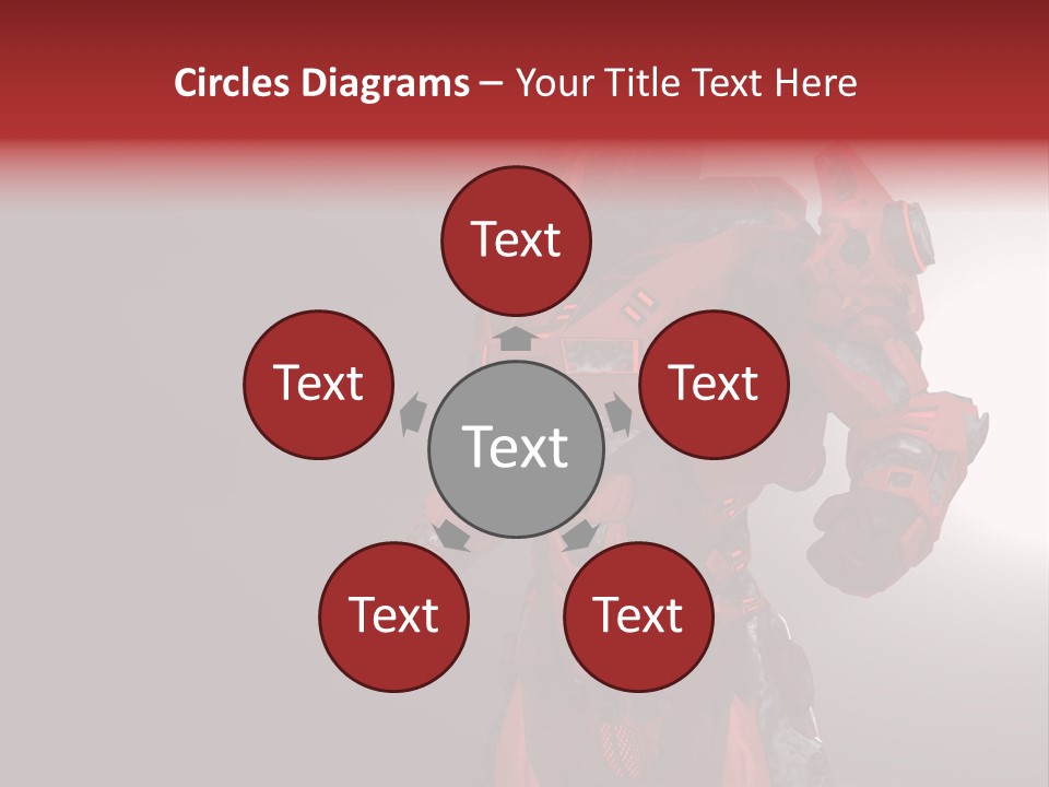 Artificial Steel Soldier PowerPoint Template