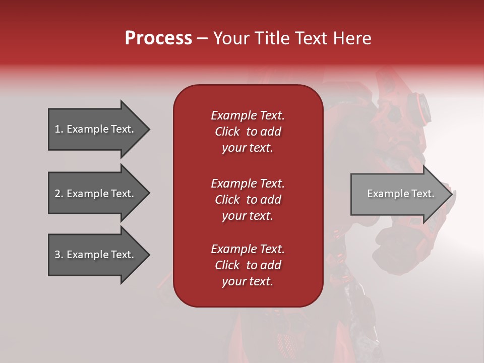 Artificial Steel Soldier PowerPoint Template