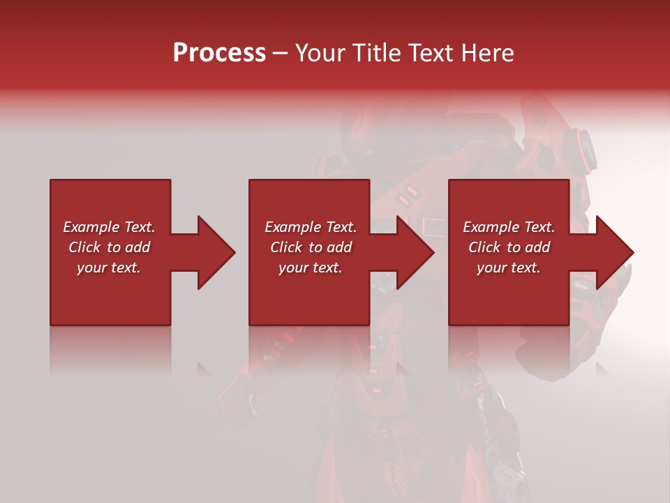 Artificial Steel Soldier PowerPoint Template