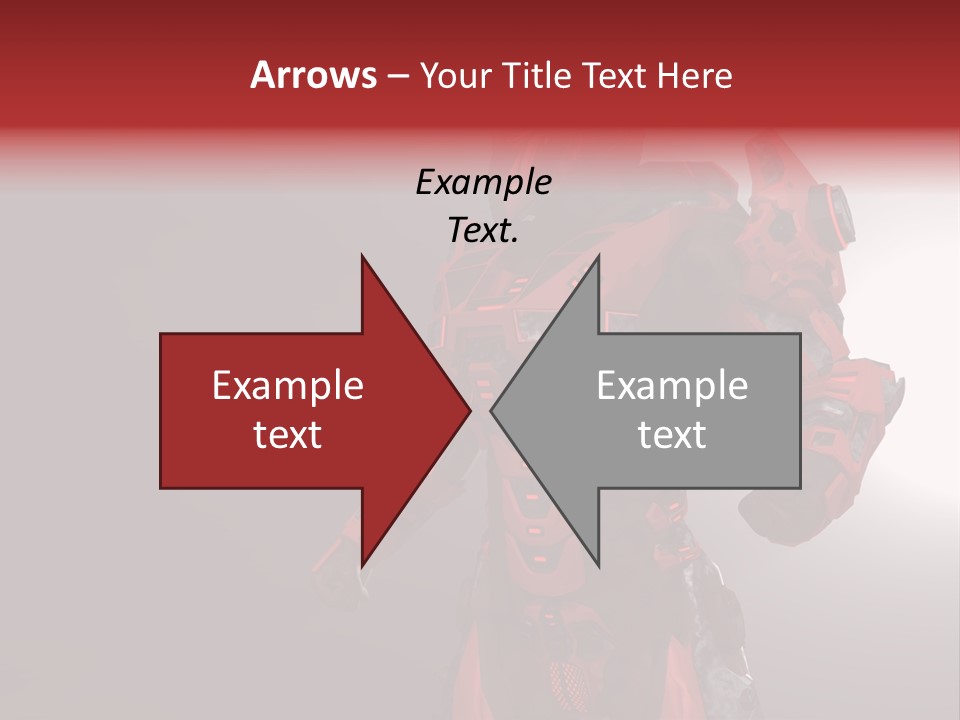 Artificial Steel Soldier PowerPoint Template