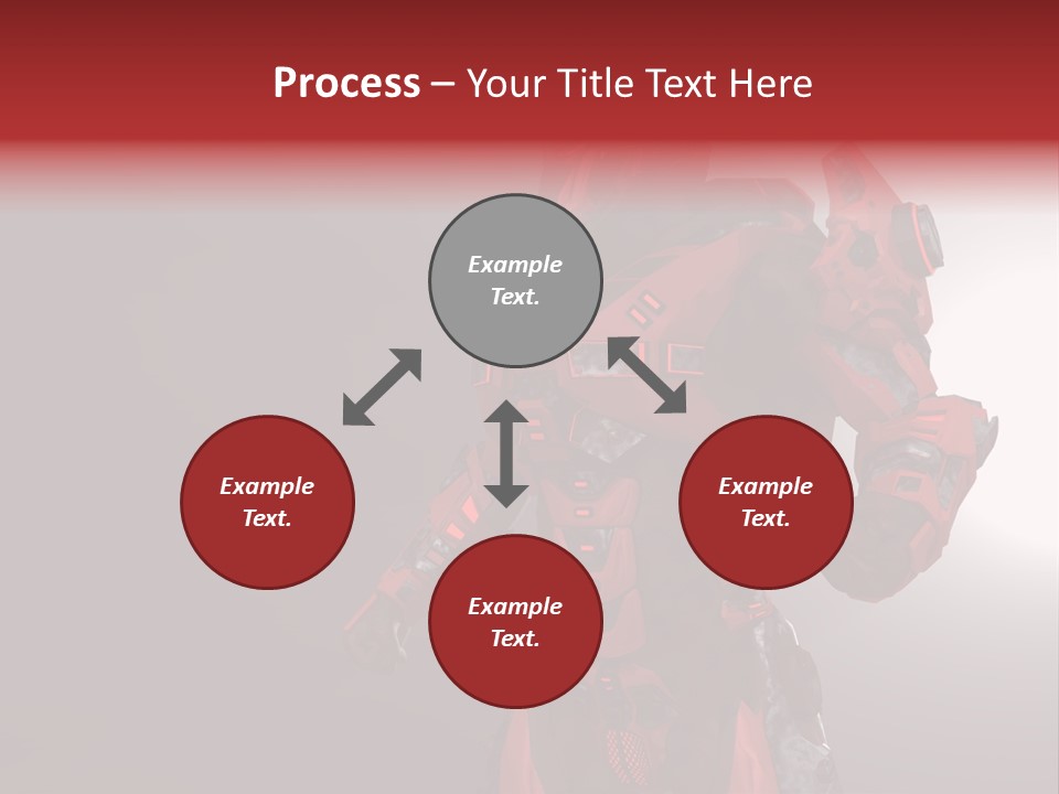 Artificial Steel Soldier PowerPoint Template